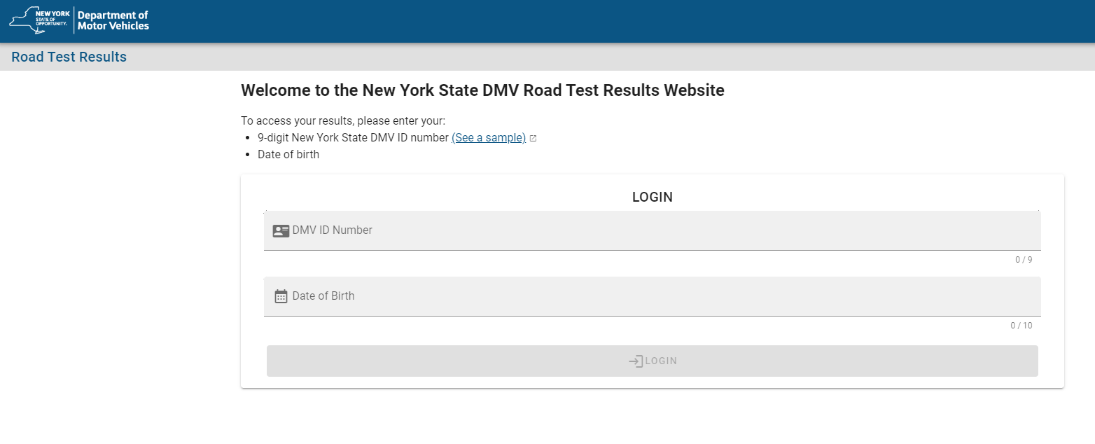 roadtestresults.nyrtsscheduler.com: Schedule and Take a Road Test